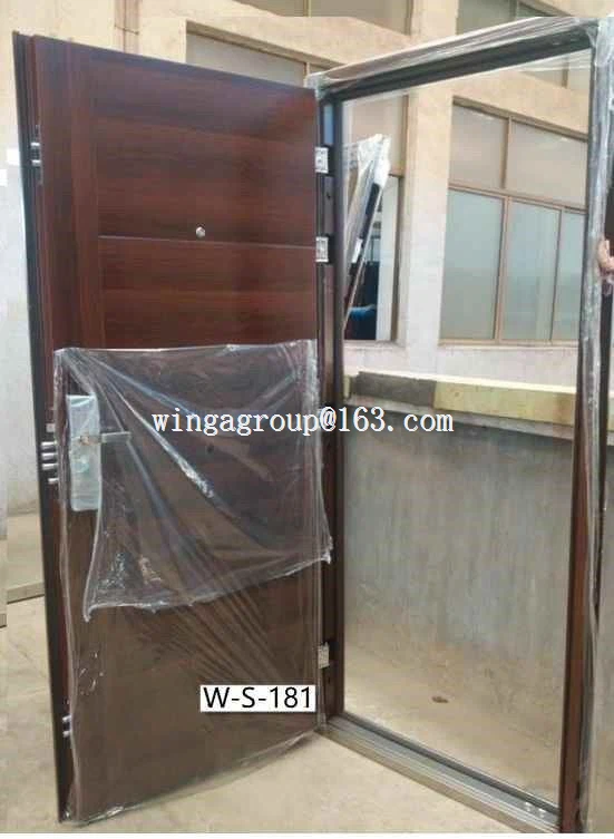 Europe brown color Steel Door